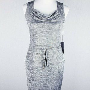 Jennifer Lopez Sporty Tie Waist Hole Back Dress
